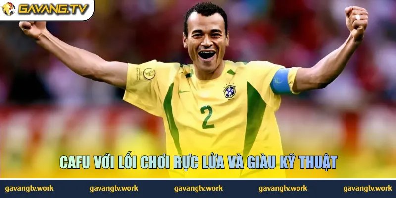 Cafu với lối chơi rực lửa và giàu kỹ thuật