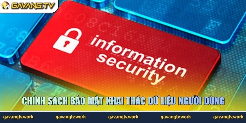 Chính sách bảo mật khai thác dữ liệu người dùng