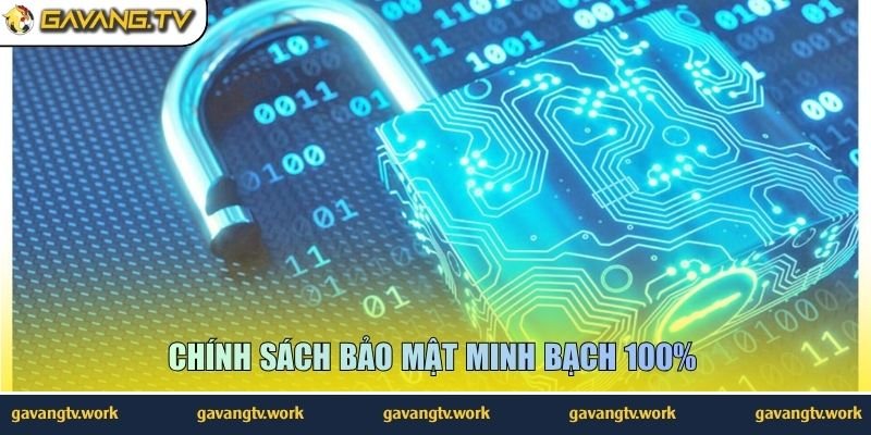 Chính sách bảo mật minh bạch 100%