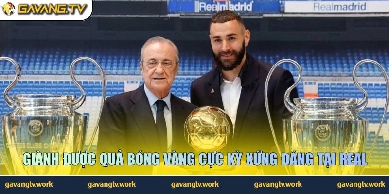 Giành được quả bóng vàng cực kỳ xứng đáng tại Real