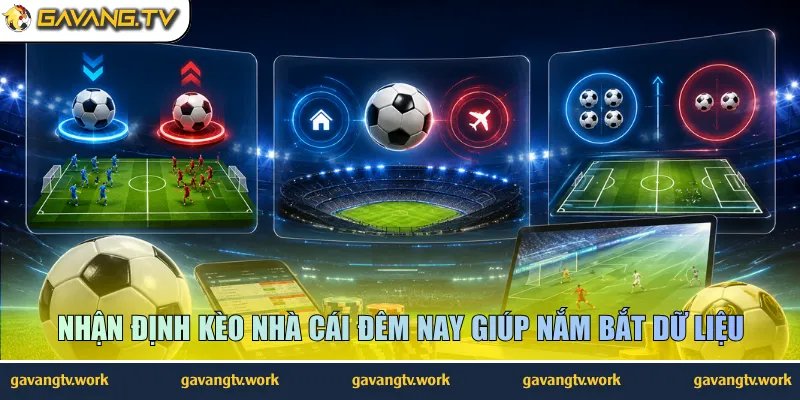 Nhận định kèo nhà cái đêm nay giúp nắm bắt dữ liệu