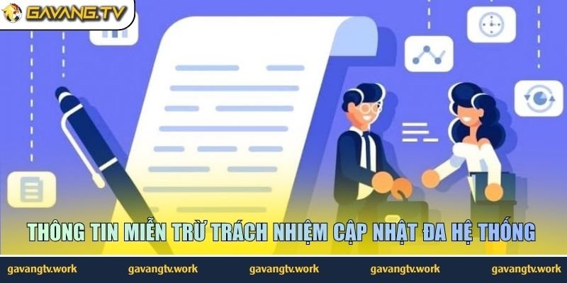 Thông tin miễn trừ trách nhiệm cập nhật đa hệ thống 